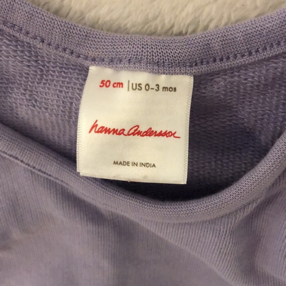 Hanna Andersson Baby Girl Cotton Soft Overalls & Knit Teal Shirt Size 60 0-3M - Picture 8 of 10